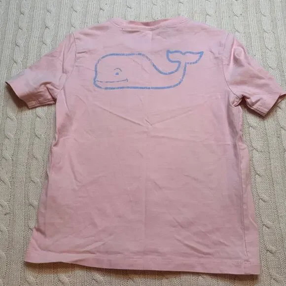 Pink vineyard vines t shirt sz 6 Whale Logo Tee - Picture 4 of 6